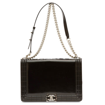 Chanel Boy Bag Glazed Calfskin Large