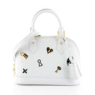 Louis Vuitton Alma Handbag Love Lock Epi Leather BB