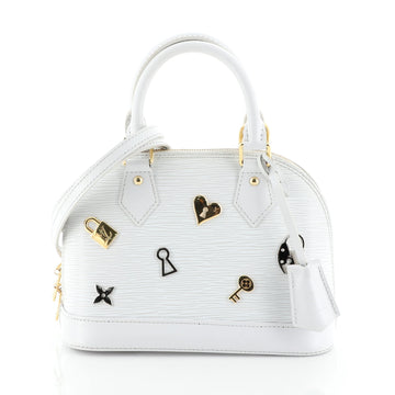 Louis Vuitton Alma Handbag Love Lock Epi Leather BB