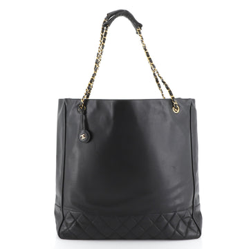 Chanel Vintage Shopping Tote Lambskin Large