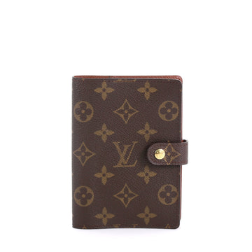 Ring Agenda Cover Monogram Canvas PM