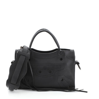 Balenciaga Blackout City Bag Leather Mini