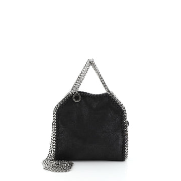 Stella McCartney Falabella Fold Over Crossbody Bag Shaggy Deer Tiny