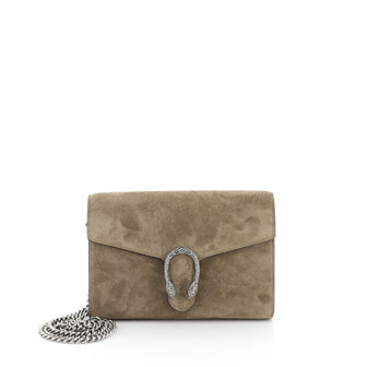 Gucci Dionysus Chain Wallet Suede Small