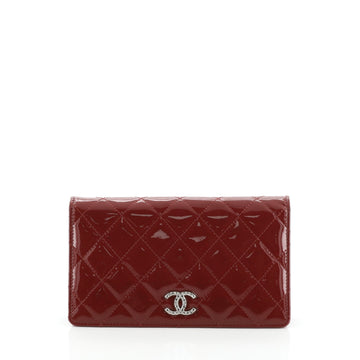 Chanel Brilliant L-Yen Wallet Quilted Patent 