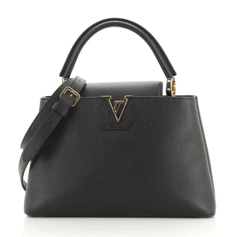 Louis Vuitton Capucines Handbag Leather PM