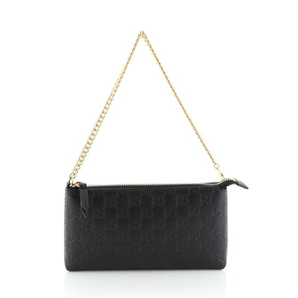 Gucci Wrist Wallet Guccissima Leather 