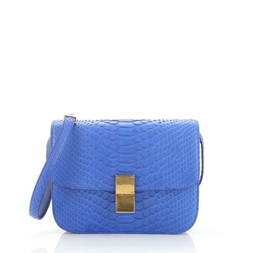 Celine Classic Box Bag Python Medium