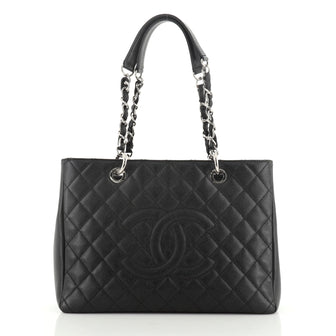 Chanel Grand Shopping Tote Quilted Caviar 