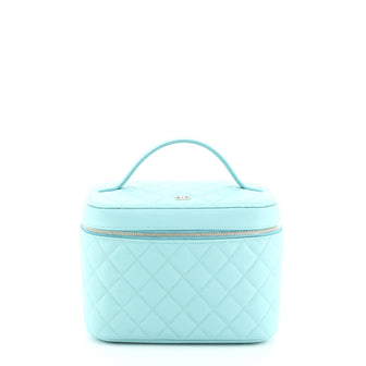 Chanel Vanity Case Quilted Caviar Small