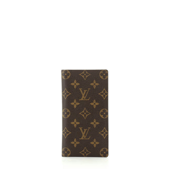 Louis Vuitton Brazza Wallet Monogram Canvas Brown