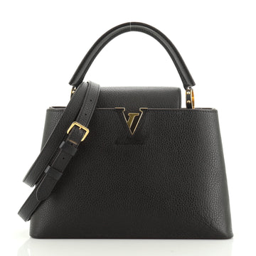 Louis Vuitton Capucines Handbag Leather PM