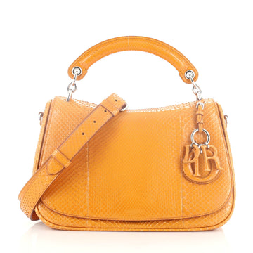 Christian Dior Dune Top Handle Bag Python Medium