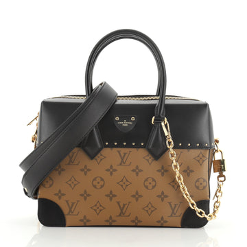 Louis Vuitton City Malle Handbag Reverse Monogram Canvas and Leather MM