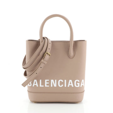 Balenciaga Logo Ville Tote Leather XXS