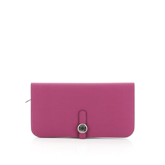 Hermes Dogon Recto Verso Wallet Leather 