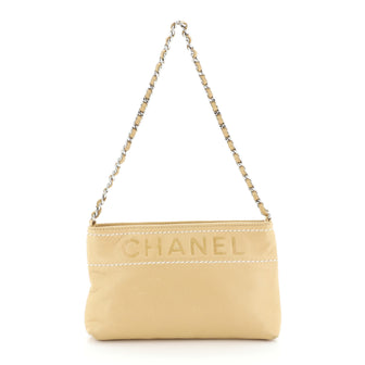 Chanel Lax Pochette Leather 