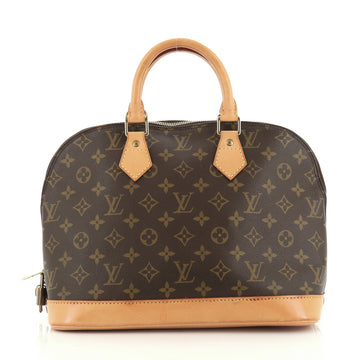 Louis Vuitton Vintage Alma Handbag Monogram Canvas PM