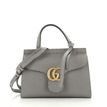 Gucci GG Marmont Top Handle Bag Leather Mini
