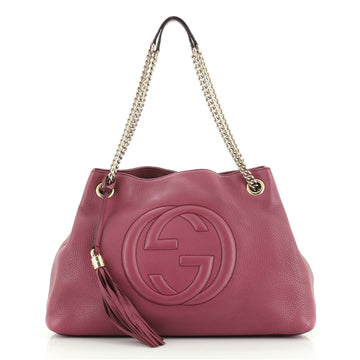 Gucci Soho Chain Strap Shoulder Bag Leather Medium