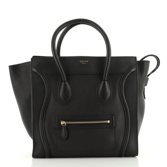 Celine Luggage Bag Smooth Leather Mini