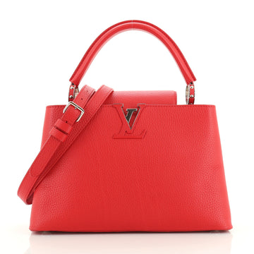 Louis Vuitton Capucines Handbag Leather PM