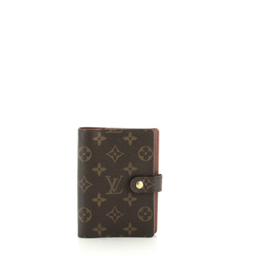 Louis Vuitton Ring Agenda Cover Monogram Canvas PM