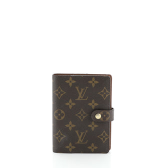 Louis Vuitton Ring Agenda Cover Monogram Canvas PM