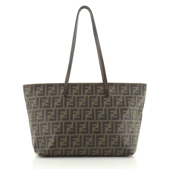 Fendi Roll Tote Zucca Coated Canvas Medium