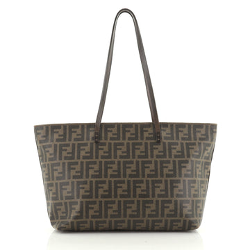 Fendi Roll Tote Zucca Coated Canvas Medium