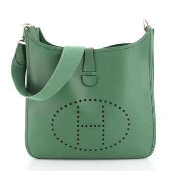 Hermes Evelyne Crossbody Gen I Courchevel GM