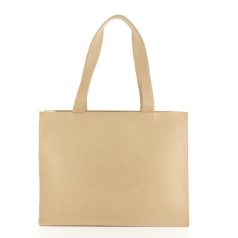 Chanel Vintage CC Open Tote Caviar Large