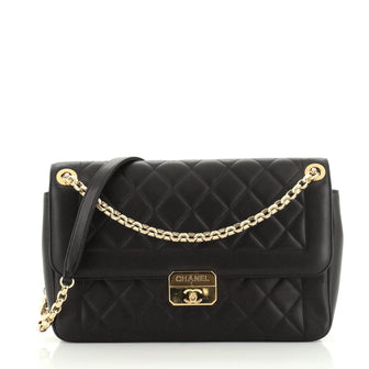 Chanel Chic With Me Flap Bag Quilted Lambskin Large