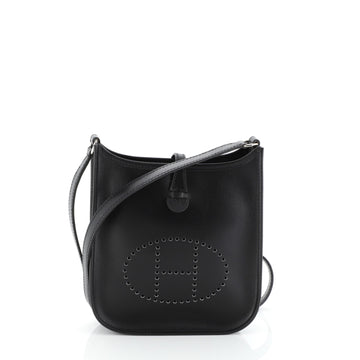 Hermes Long Strap Evelyne Crossbody Bag Box Calf TPM