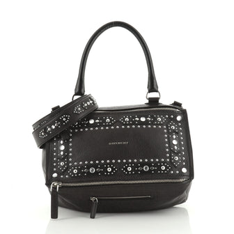 Givenchy Pandora Handbag Embellished Leather Medium