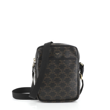 Vertical Messenger Triomphe Coated Canvas