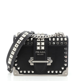 Prada cahier cheap studded