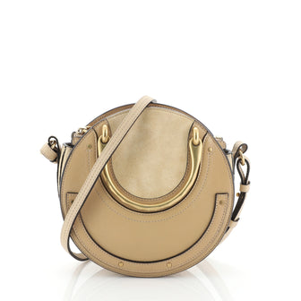 Chloe Pixie Crossbody Bag Leather and Suede Small