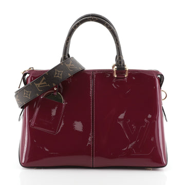 Louis Vuitton Miroir Handbag Vernis with Monogram Canvas 