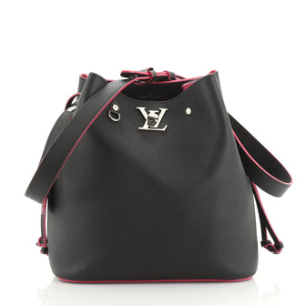 Louis Vuitton Lockme Bucket Bag Leather 