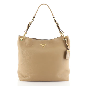 Prada Rolled Hobo Vitello Daino Large