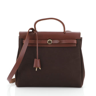 Hermes Herbag Vibrato and Leather PM