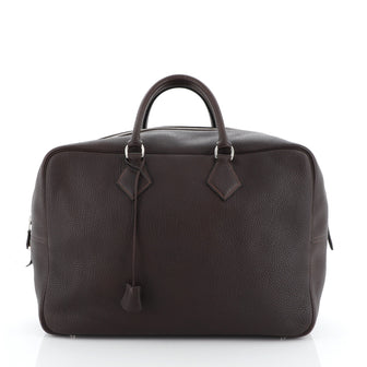 Hermes Plume Voyage Bag Fjord 45