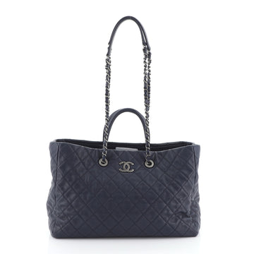 Chanel Coco Handle Shopping Tote Quilted Caviar Large