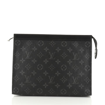 Louis Vuitton Pochette Voyage Monogram Eclipse Canvas MM