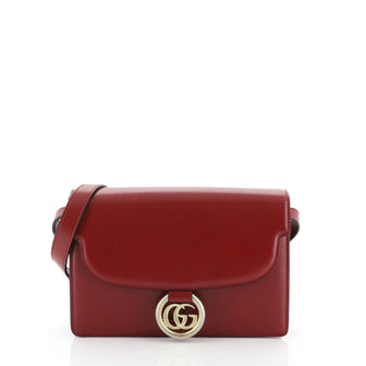 Gucci GG Ring Crossbody Bag Leather Small