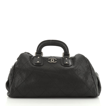 Chanel Outdoor Ligne Doctor Bag Quilted Caviar Large