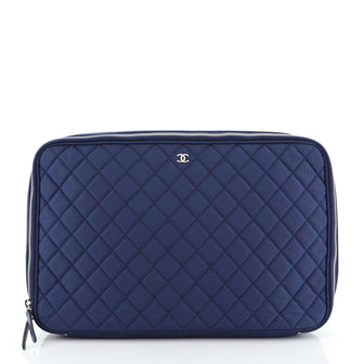 Chanel Laptop Sleeve Quilted Nylon 
