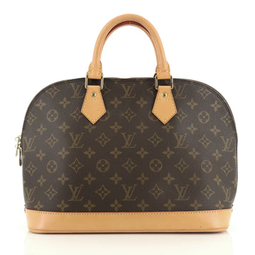 Louis Vuitton Vintage Alma Handbag Monogram Canvas PM