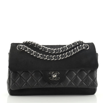 Chanel Miss Pony Double Flap Bag Quilted Aged Calfskin and Pony Hair Medium